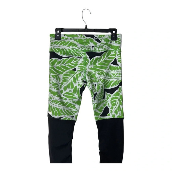 2030. ALO YOGA GODDESS LEGGINGS PRINT PALM SPRING GLOWSTICK BLACK SIZE SMALL NWT - Picture 8 of 9